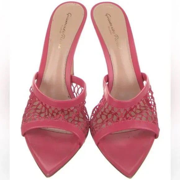 Gianvito Rossi leather mules